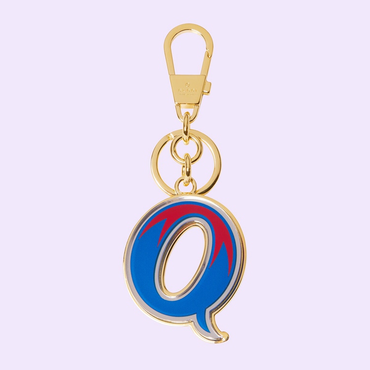727985.JCFUG.8555.001.100.0000.Light Letter Q Plexiglas keychain